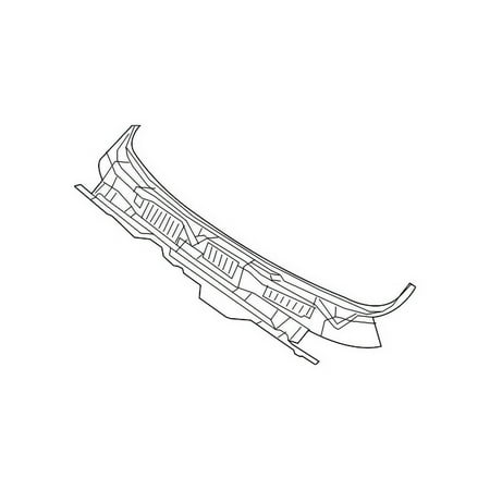 Genuine OE Mopar Cowl Grille - 68362458AC Fits select: 2019-2021 RAM 3500, 2019-2021 RAM 2500 TRADESMAN