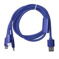 thumbnail image 1 of Cable de carga multi, 3 en 1 claridad notable del cable de carga rápido de nylon del cable USB del cargador, 1 of 9