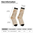 thumbnail image 2 of Balery Tortilla Calcetas Largas con Estampado para Hombre y Mujer – Suaves y Transpirables, Talla Única (US 5-11), 2 of 6