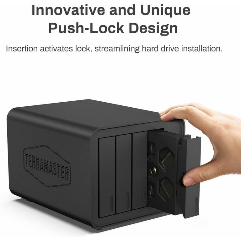 TERRAMASTER F4-424 Pro NAS Storage - 4Bay Core i3-N305 8-Core 8 