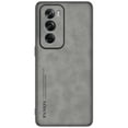 thumbnail image 1 of For Reno12 Pro 5G Frosted PU Leather Cover Case,Matting Anti-Shock Hard Plastic Skin Case For OPPO Reno 12 Pro 5G Gray For Reno 12 Pro 5G, 1 of 5