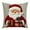 A, variant on 1 Pcs Christmas Theme Reindeer Santa Claus And Snowman Pattern Pillowcase, Festival Atmosphere Decoration Living Room Sofa Cushion Cover