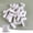 White, variant on 20 Cosmetic Sponges for Makeup Application - Latex Foam Foundation Beauty Tools for Skin