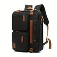 thumbnail image 1 of 3 In 1 Briefcases, Convertible Backpack Messenger Bag, Shoulder Bag, Laptop Case Handbag Business Briefcase, Multi-Functional Travel Rucksack, Fits 17.3 Inch Laptop For Men, 1 of 5