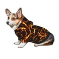 thumbnail image 6 of Uemuo Orange Lightning for Winter Dog Hoodie Sweatshirts with Pockets Warm Dog Clothes for Small Dogs Chihuahua-X-Small, 6 of 8