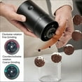 thumbnail image 5 of Portable Coffee Grinder, Small Electric Conical Burr Grinder Mini with Multi Grind Settings, Rechargeable Coffee Bean Mill for Espresso, Cold Brew, Pour Over, French Press, 5 of 12