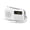 1pcs White, variant on Hand Crank Solar Emergency Radio, Portable AM FM SW Radio With LED Flashlight, USB Rechargeable MP3 Player Built-in Speaker, Outdoor Survival Weather Radio With Built-in Battery,1pcs Black