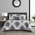 thumbnail image 6 of Ennett 4 or 8 Piece Cotton Jacquard Quilt Set Medallion Embroidered Bedding, 6 of 7