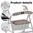 thumbnail image 5 of HELLHERO Stain Proof Seat & Back Covers Walker Covers with Dust Proof Non Slip Outdoors and Home Christmas, Vintage Geometric Motif, 5 of 7