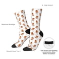 thumbnail image 4 of KLL Cute Little Pirate Red Panda Print Cool Socks Men's Women's Crew Socks Funny Crazy Novelty Stockings, 4 of 6