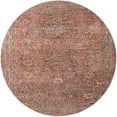 thumbnail image 1 of Ahgly Company Indoor Round Mid-Century Modern Dark Salmon Pink Oriental Area Rugs, 5' Round, 1 of 6