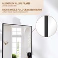 DNGZJAO 58”x18” Floor Mirror Full Length Bedroom Floor Body Mirror with