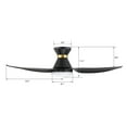 thumbnail image 2 of Smaair 45" Smart Ceiling Fan with Remote and Dim Light for Indoor and Outdoor, 2 of 9
