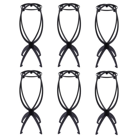 

6pcs Practical Wig Display Stand Durable Wig Storage Rack Wig Accessories