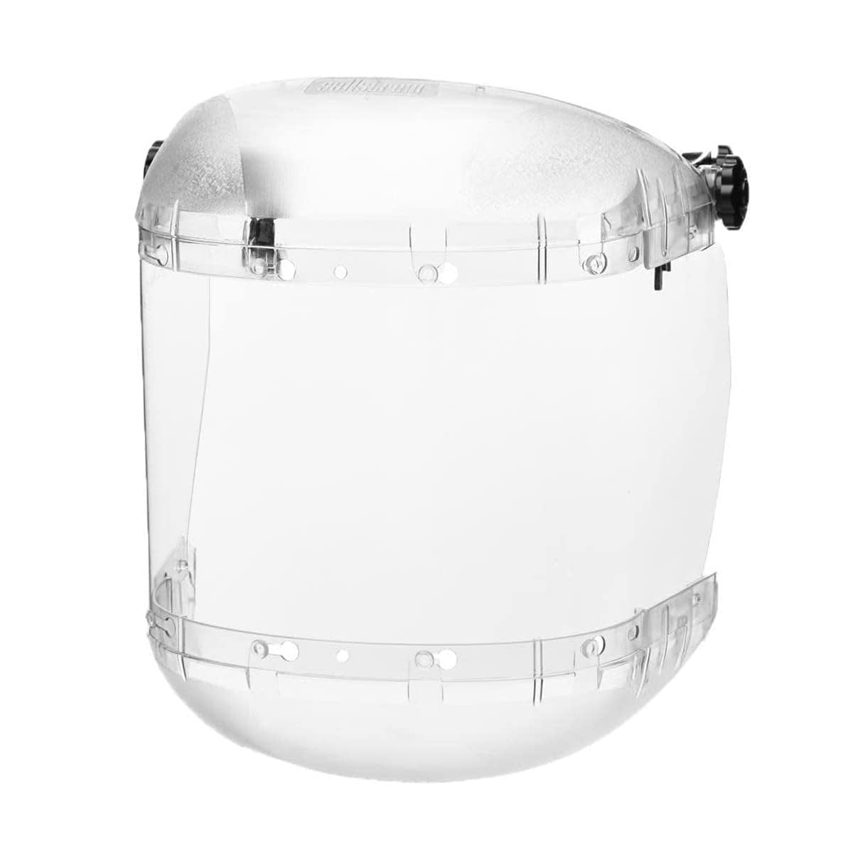 Sellstrom Dual Crown Safety Face Shield with Universal Hard Hat Slot Adapter (Hard Hat Not Included), Clear Tint, Anti-Fog Coating, Clear, S38540