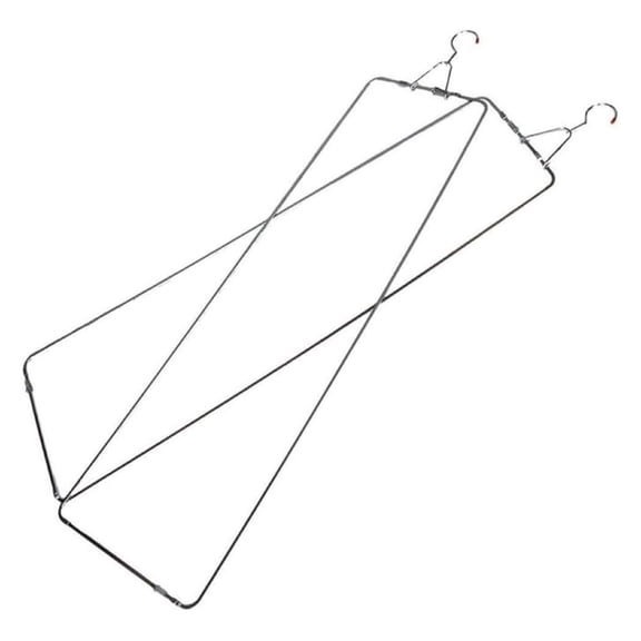 Pants Hangers, Hang to Dry Stretchers for Perfect Creased Wrinkle-Free Without Ironing, 2 Pairs