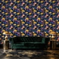 thumbnail image 3 of Peel and Stick Wallpaper Eerie Fairy Tale Forest Soft Glowing Mushrooms Wall Mural 17.7in x 9.8ft Self Adhesive Removable Wall Paper Renter Friendly Wallpaper for Nursery Bedroom Cabinets, 3 of 8