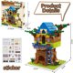 thumbnail image 3 of Juego de bloques de construcción 6 en 1 para casa del árbol, 1000 piezas, 40 x 30 cm, juguete de construcción para niños, 3 of 5