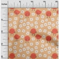 thumbnail image 2 of oneOone Viscose Chiffon Light Brown Fabric Kids Craft Projects Decor Fabric Printed By The Yard 42 Inch Wide, 2 of 4