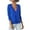 Blue, variant on Baqcunre Sweaters For Women Ladies' Solid Tone Buttoned Mercerized Cotton Loose Sweater With Cardigan Jacket Hoodies For Women Womens Fall Fashion 2023 Blue L