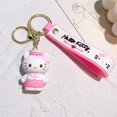 thumbnail image 1 of Llaveros de Hello Kitty de dibujos animados, llavero Kawaii Sanrio KT Cat, llavero de coche, colgante de mochila, adornos, joyería, regalos de vacaciones YAOSANBAO BAO unisex, 1 of 2