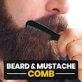 thumbnail image 3 of REJODA-Beard Scissors for Men A Complete Set of Grooming Scissors Men, 1 Mustache Comb, & 1 Beard Grooming Comb in a Carrying Pouch Perfect Mustache Scissors, Men’s Facial Hair Scissors, 3 of 4