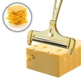 thumbnail image 4 of Adjustable Thickness Butter Cheese Grater Cheese Slicer Cheese Cheese Spatula Kitchen Gadget Gold Baking Sheets for Oven Nonstick, 4 of 4