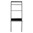 thumbnail image 4 of SAFAVIEH Pamella Rustic Retro 2 Shelf Leaning Desk, Black, 4 of 10