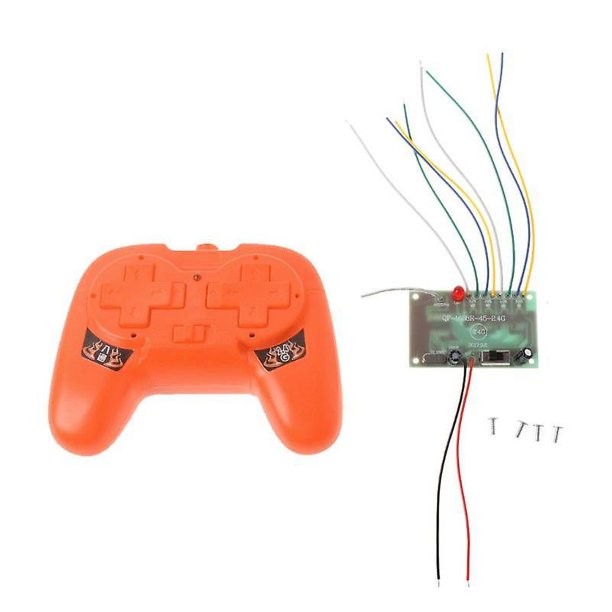Control remoto de 2,4g y 8 canales con tablero receptor, juguete Diy para barco, tanque, coche, acceso de 4-6v