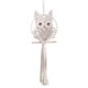 thumbnail image 1 of Tapiz colgante de pared de búho de macramé bohemio, decoración de pared, arte de pájaros, arte de madera para pared Estilo C, 1 of 9