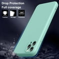 thumbnail image 2 of for Samsung Galaxy S22 Ultra Case, Thin Liquid Silicone Case,Shockproof,Slim Thin Phone Case for Samsung Galaxy S22 Ultra, Full Body Screen Camera Protective Cover-Sea Blue 2-sam s22u-10, 2 of 14