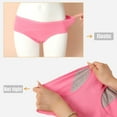thumbnail image 4 of Hbhpov Women's Protective Cotton Menstrual Period Panties Leakproof Briefs 5 Count, Size XS-XL, 4 of 6