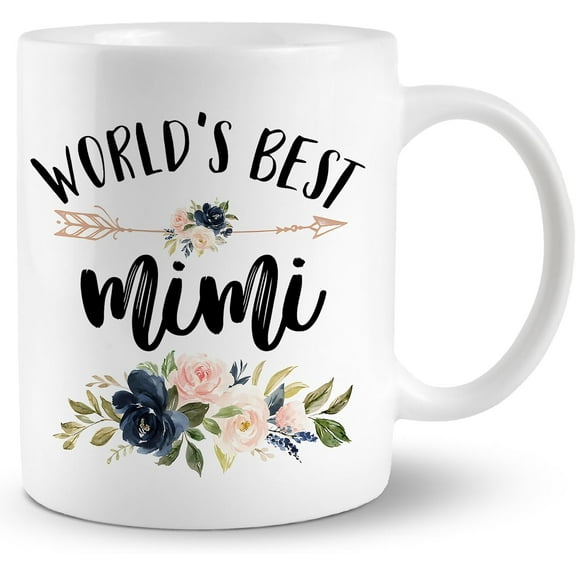 Mimi Mug, Mimi Coffee Cups Ceramic, World's Best Mimi Coffee Mug, Mimi Gifts, Mimi Gifts for Grandma, Gifts for Mimi, Best Mimi Gifts, Mimi Gifts for Christmas, Mimi Coffee Mug Gifts for Mimi