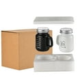 thumbnail image 4 of Glass Bottle Kitchen Set | Black & White Handle Design Blending Style With Functionality Silicone Collapsible Funnel Large Air Right Reusable Condiment Containers with Lids Home Edit Collapsible, 4 of 4