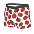 thumbnail image 2 of Daiia Hand Drawn Strawberry Men's Underwear Boxer Briefs, Cotton Stretch Moisture-Wicking Underwear-Large, 2 of 9