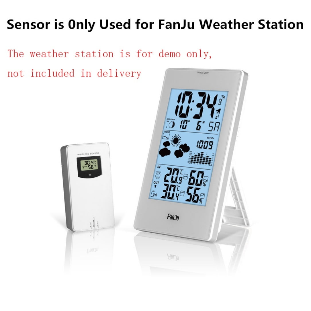 Digital Temperature Humidity Meter Sensor Hygrometer Electronic Thermometer for FanJu Weather Station 433.92MHz