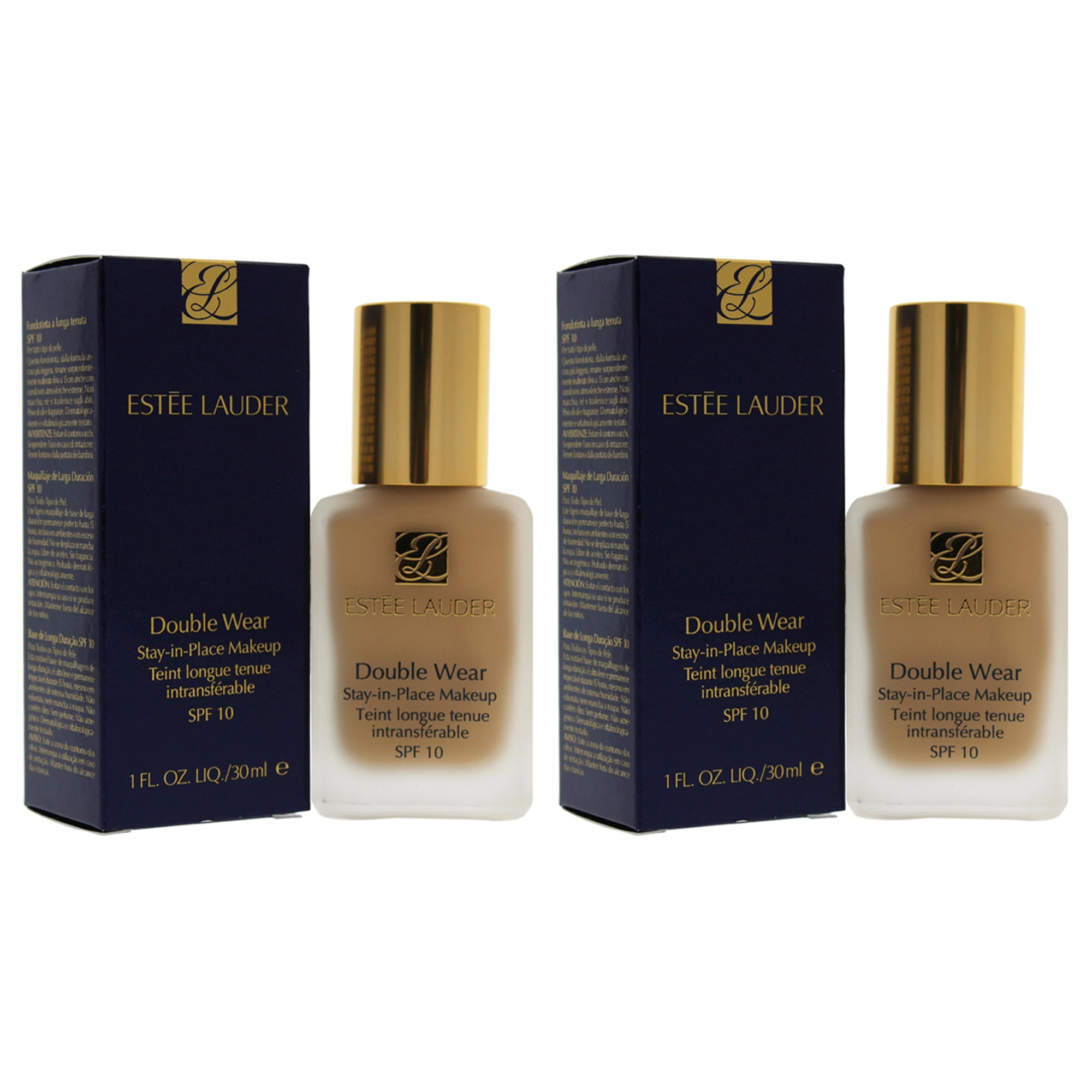 Estee Lauder Double Wear Stay-In-Place Makeup SPF 10 - 2N2 Buff - Pack of 2  - 1 oz Foundation 