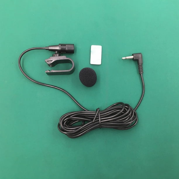 3.5mm Autoradio Stéréo Microphone Bluetooth Véhicule Micro Externe pour  Lecteur GPS Activé Audio DVD 