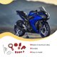 thumbnail image 3 of Kit de soporte de montaje Riwesomey amortiguador de dirección de motocicleta color Rojo, 3 of 6