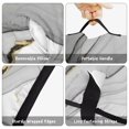 thumbnail image 6 of Black and Gold Marble Pattern Teens Toddler Nap Mat with Pillow, Sleeping Mat Bag for Preschool Daycare 59"x22", 6 of 6