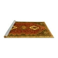thumbnail image 2 of Ahgly Company Machine Washable Indoor Round Persian Yellow Traditional Area Rugs, 8' Round, 2 of 4