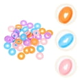 thumbnail image 3 of 40Pcs Plastic Book Binding Discs Hollow Heart Disc Bound Expansion Discs, 3 of 7