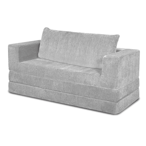 SILLÓN SOFÁ CAMA CHENILLE SILVER