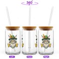 thumbnail image 2 of Best Maine Coon Dad Proud Beer Lover Happy Oktoberfest 16oz Glass Cup Mug Cat Lover Kitten Owner Gifts Glass Can with Bamboo Lid and Straw - 02016, 2 of 5