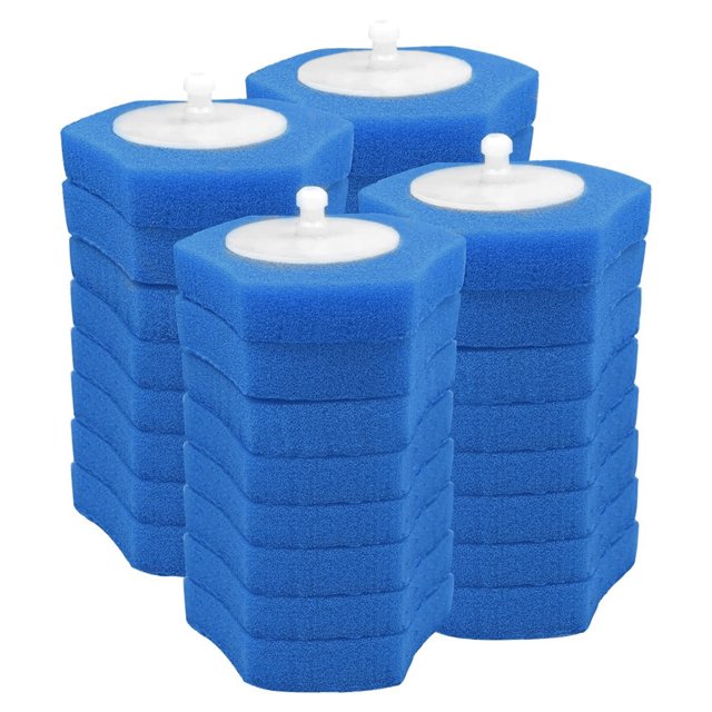 Rewera - Kit de sistema de limpieza desechable para escobilla de baño, 32 unidades
