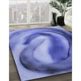 thumbnail image 2 of Ahgly Company Indoor Rectangle Patterned Denim Blue Area Rugs, 6' x 9', 2 of 6