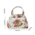 thumbnail image 3 of Bolso de Mano Xihbxyly ligero impermeable para almuerzo con Múltiples bolsillos pequeño de tela mediano, 3 of 6
