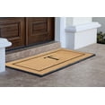 thumbnail image 3 of A1HC Natural Coir & Rubber Monogrammed Door Mat, 30x60 in, Thick Durable Heavy-Duty Entrance Mat with Thin Profile for Front Door, 3 of 7