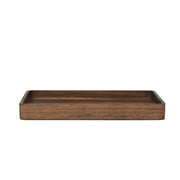 Better Homes & Gardens Acacia Wood Tray Organizer, Walnut