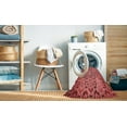 thumbnail image 2 of Ahgly Company Tapis d'Intérieur Rectangulaires Transitionnels Rouges Lavables à la Machine, 4 Pieds x 6 Pieds, 2 of 7